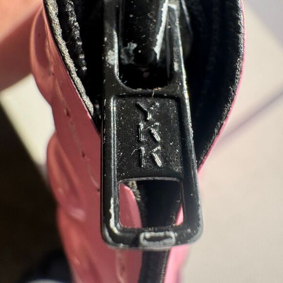 vintage 80’s pink bubble purse clutch with zip closure - Picture 6 of 7